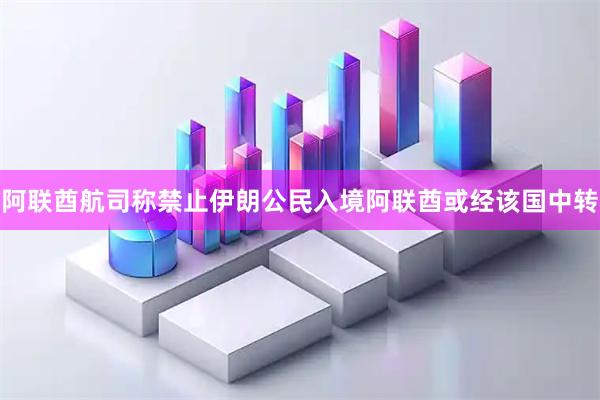 阿联酋航司称禁止伊朗公民入境阿联酋或经该国中转